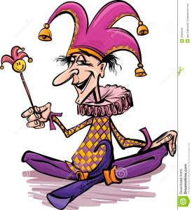 Disponível em: https://pt.dreamstime.com/fotografia-de-stock-ilustra%C3%A7%C3%A3o-dos-desenhos-animados-do-bobo-da-corte-ou-do-palha%C3%A7o-image33368092